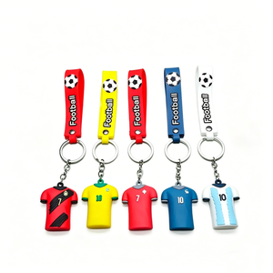 Llavero de Silicona Suave sin BPA con Diseño de Mini Camiseta de Fútbol, Colgante para Fanáticos del Deporte, para Llaves de Coche, Mochila, Bolso, Decoración, Regalo - Product Image 4