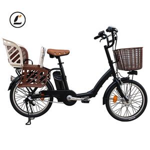 Vélo électrique de haute qualité avec siège arrière pour bébé, bicyclette motorisée, 3 vitesses, pas cher - Product Image 1