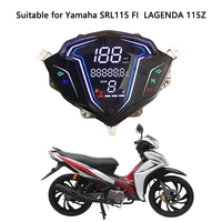 Harga Pabrik Terlaris Speedometer Tachometer Odometer Motor 12V Cocok untuk Yamaha SRL115 FI LAGENDA 115Z