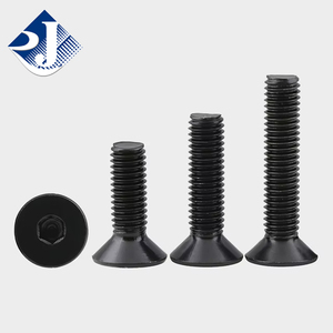 Oxit Đen kết thúc lớp 8.8 10.9 12.9 thép <span class=keywords><strong>carbon</strong></span> phẳng chìm đầu Hex ổ cắm máy Bolt vít inch 40mm DIN tiêu chuẩn - Product Image 1