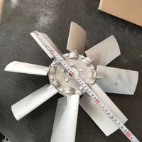 Pale de ventilateur centrifuge en alliage d'aluminium P3H, largeur réglable de 20 à 50 mm, pour usage en restaurant, compresseur d'air, ventilation