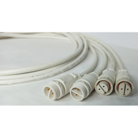 Connecteur LED M16 2 broches étanche IP67 IP68 mâle/femelle à extrémité ouverte