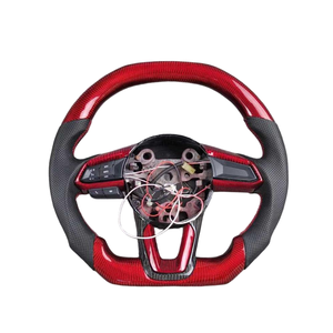 Volante de Cuero y Fibra de Carbono de Color Personalizado para <span class=keywords><strong>Mazda</strong></span> 3 6 Cx3 Cx5 Cx-5 2013 2014 2015 2016 2017 2018 2019 2020 2021 <span class=keywords><strong>2022</strong></span> - Product Image 1