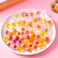 Fabrieksdirect 3D Ronde Bal Kristal Jelly Bean Fruitachtige Zachte Snoepjes OEM Private Label Bulk Groothandel Exporteur