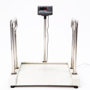 उच्च गुणवत्ता वाले अनुकूलित अस्पताल वजन पैमाने 500 किलोग्राम क्षमता 0.5 किलोग्राम की सटीकता एलसीडी मेडिकल स्केल - Product Image 2