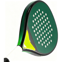 Housse de protection pour raquette de paddle-tennis, 2 bracelets, 1 grip, ensemble de raquettes de pickleball, fibre de carbone, noyau de 16 mm pour un contrôle et une rotation optimisés