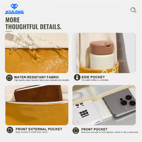 Sac à dos de mode pour femme, léger, imperméable, en nylon, grande capacité, multi-poches, fermeture éclair antivol, pour soins de bébé, OEM ODM