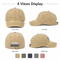 Casquette de baseball en jean perforée unisexe, couleur soleil vif, style cowboy, en coton, avec trous décoratifs, design personnalisé, pour toutes les saisons
