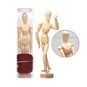 Decoration Git Custom Flexible Wooden Mannequin Art Manikin <b>Stand</b> Great for Drawing <b>Desktop</b> - Product Image 1