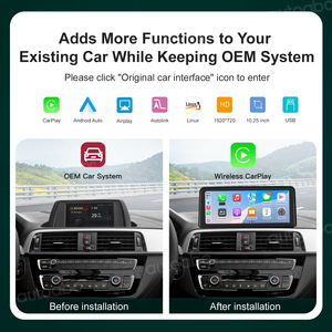 شاشة Autoabc مقاس 10.25 بوصة بتقنية IPS ونظام لينكس لسيارات BMW EVO ID5/ID6 مع واجهة لاسلكية لـ CarPlay وAndroid Auto للوحة القيادة - Product Image 3