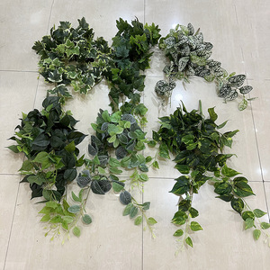 Vigne artificielle de Pothos Dong Hui, guirlande murale verte pour décoration intérieure, 150g, pour mariage et maison - Product Image 1