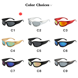 แว่นกันแดดโพลาไรซ์ทรงสปอร์ต แฟชั่นขายส่ง น้ำหนักเบา ป้องกันรังสียูวี 400 สำหรับทุกเพศ เหมาะสำหรับกิจกรรมกลางแจ้ง ดีไซน์ล้ำสมัย - Product Image 3