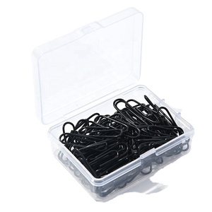 2025 nouveau XS <span class=keywords><strong>petit</strong></span> 1.1 pouces rose <span class=keywords><strong>trombone</strong></span> vinyle enduit pour empêcher les pages de déchirure boîte d'organisation bureau usage domestique paquet de 50 pinces - Product Image 2