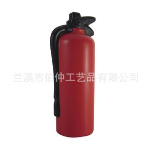 Pelota antiestrés de PU con forma de extintor de incendios, roja, suave, para aliviar el estrés, regalo promocional con tacto elástico. - Product Image 2