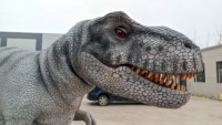 Realistich verenrijk T-Rex wandelend dinosauruskostuum met verborgen beenontwerp, licht en flexibel, op maat gemaakt voor winkelcentra & evenementen