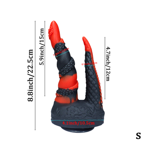 Dildo Mostruoso all'Ingrosso, Giocattolo per Adulti, Dildo Grande e Spesso, Personalizzabile, Dildo Fantasia Colorato a Forma di Polpo - Product Image 5