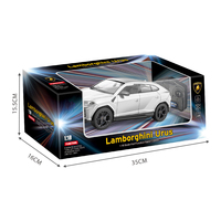 Coche de Control Remoto con Licencia Oficial a Escala 1:18, Lamborghini Urus, Coche de Juguete con Funciones Completas, Coche RC de Grado Hobby para Niños