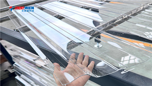 Machines Acemien de haute qualité, tuile <span class=keywords><strong>ondulée</strong></span> <span class=keywords><strong>ondulée</strong></span> en <span class=keywords><strong>polycarbonate</strong></span> PC, fabrication de feuilles, ligne de machines de production - Product Image 6