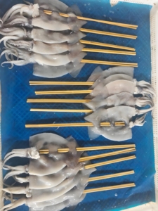 Brochettes <span class=keywords><strong>de</strong></span> Calamars Grillés en Gros, Bâtonnets <span class=keywords><strong>de</strong></span> Tentacules Grillés, Origine Shandong - Product Image 3