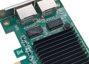 Tarjeta de red de <span class=keywords><strong>2</strong></span> puertos RJ45 a PCI Express X1 E1G42ET RTL8111F Chip 1Gbps Gigabit Ethernet LAN tarjetas adaptador de red para PC de escritorio - Product Image 3