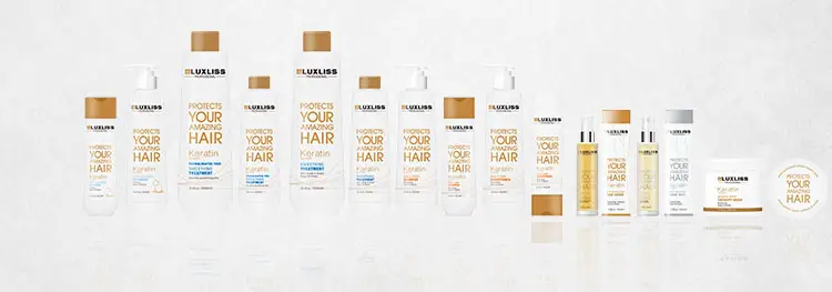 LUXLISSケラチンスムージングトリートメントアルガンオイルは、すべてのヘアタイプのサロンプロのトリートメントアンチフリズに0% のホルムアルデヒドを注入しました