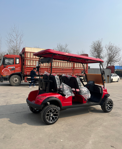 Carro de golf todoterreno eléctrico de nuevo diseño 2025 6 + 2 asientos 72V Ez Golf Sightseeing Cart - Product Image 3