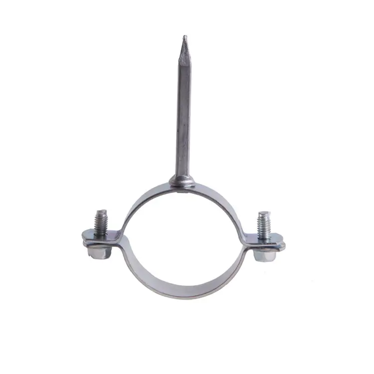 galvanized steel clamp with nail