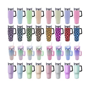 Wholesale Custom Eco-Friendly Modern Stainless Steel 40oz Vacuum Insulated Travel Coffee Tumblers Plastic <b>Straw</b> 6-12 Hours - Product Image 3