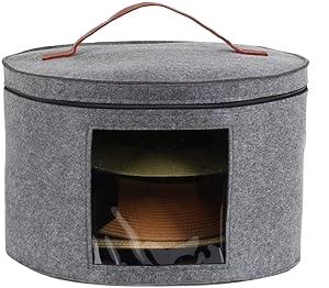 Cajas de viaje redondas organizadoras con tapa antipolvo - Product Image 6