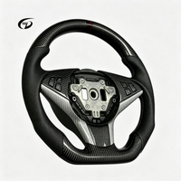 Volant de direction personnalisé en fibre de carbone véritable pour BMW E63 E60 M5 E61 E64 525i 530 630 650 Série 5 Série 6