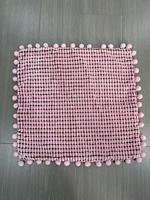 Housses de coussin texturées en graines de maïs en stock, 250 GSM, 100 % polyester, 6 couleurs, tailles 12*20 pouces et 18*18 pouces