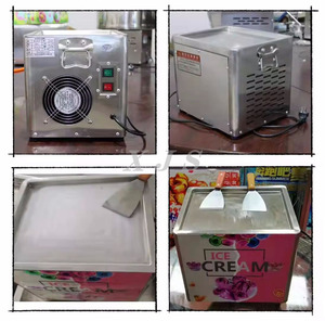 เครื่องทำไอศกรีมม้วน<span class=keywords><strong>ไทย</strong></span>ประสิทธิภาพสูงแบบเชิงพาณิชย์ พร้อมที่ตัก สำหรับร้านขนมหวาน - Product Image 4