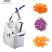 Commerciële Groenten Snijmachine Multifunctionele Fruit Groente Snijmachine Volledig Roestvrijstalen Snijmachine