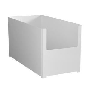 Kitchen <b>Drawer</b> Organizer Rectangular Stackable <b>Storage</b> <b>Box</b> For Cabinet Countertop Use Solid Color Uncapped Design - Product Image 2