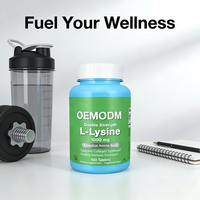 Comprimés de chlorhydrate de L-Lysine OEM 1000 mg |   Complément d'acides aminés en marque privée, 100 comprimés