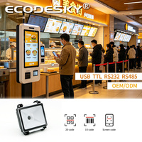 Module de scanner de codes-barres 1D 2D CMOS QR haute vitesse EMT8021A avec USB TTL pour validateur de bus