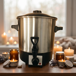 Olla Eléctrica Antiadherente para Derretir Cera de Soja para Fabricación de Velas, Uso Comercial, Capacidad de 9L - Product Image 6