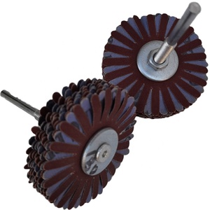 Roue à lamelles <span class=keywords><strong>avec</strong></span> poignée OEM OBM Marque Hai Yanda pour ponçage, <span class=keywords><strong>brosse</strong></span> de ponçage, perçage, travail du bois, meulage et polissage - Product Image 1