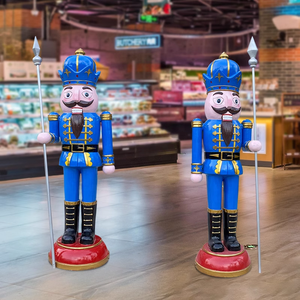 En stock décorations extérieur statue thème noël 5ft <span class=keywords><strong>casse</strong></span>-<span class=keywords><strong>noisette</strong></span> - Product Image 4