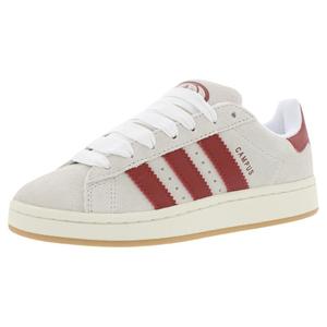 Scarpe Adidas Campus 00s in Pelle Scamosciata da Donna, Bianco Cristallo, Bianco Core, Preloved Ruby - Product Image 1