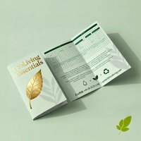 Folletos impermeables en relieve de alta calidad personalizados de fábrica para folletos promocionales Instrucciones de uso de restaurantes de empresa