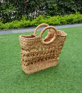 Bolsos Unisex de Jacinto de Agua Ecológicos de Diseño de Lujo, Estilo Nuevo, con Flores y Cierre de Cremallera, de Vietnam, Venta al Por Mayor - Product Image 2