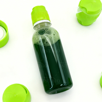 Tutup Botol Plastik BSTBIO PP dengan Bubuk Teh Hijau Matcha untuk Minuman 2g/Tutup Bubuk Matcha