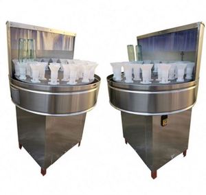 High-Quality Water Glass Bottle Washing Machine Semi-Automatic Bottle Washing Machine - Product Image 4