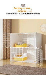 Cuccia per Gatti a Tre Strati All'ingrosso, Villa per Gatti con Ampio Spazio e Divisori, Gabbia Lusso Moderna Regolabile con Vassoio - Product Image 4