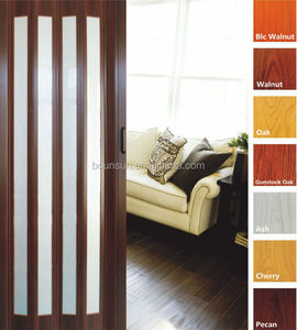 Baño <span class=keywords><strong>PVC</strong></span> <span class=keywords><strong>puerta</strong></span> plegable <span class=keywords><strong>precio</strong></span> barato interior <span class=keywords><strong>puerta</strong></span> corredera de plástico - Product Image 4
