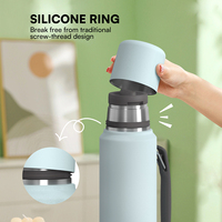 Bouteille d'eau isotherme classique Hong Ling en acier inoxydable à double paroi avec poignée pour le sport et la randonnée