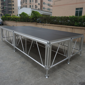 Conception de scène extérieure de scène mobile de jambe de scène en aluminium réglable - Product Image 1