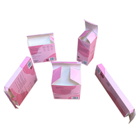 Hersteller Custom Pink Wellpappe Schuhkarton Premium Kleidung T-Shirt Verpackung Falt schachtel