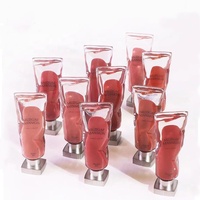 Tubes de brillant à lèvres et baumes à lèvres écologiques et mignons, tubes applicateurs personnalisables avec logo, tubes vides de 5,8 ml pour brillant à lèvres liquide et blush, en forme de glaçon
